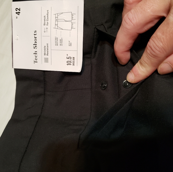 Goodfellow & Co Black Linden Tech Secure Pocket Shorts - Picture 14 of 16